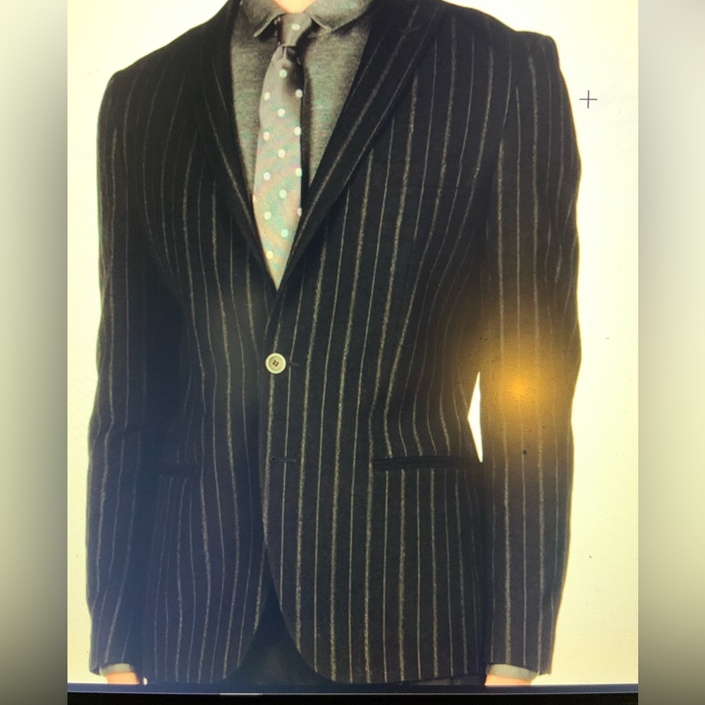 Tonello pinstripe wool blazer Handmade size 38